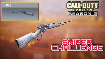 Call Of Duty Mobile SEASON 2 MARKSMAN SNIPER MK2 nice shot weapon great sniping