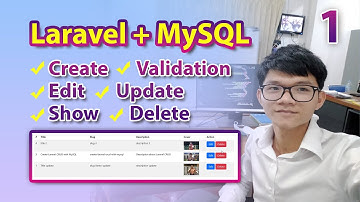 Part1 | Create Laravel Project and Connect into Database MySQL | Speak Khmer