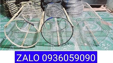 Bán lờ cá lóc vành nhựa, bán lờ cá vành mũ, bán bẫy cá cải tiến. zalo 0936059090