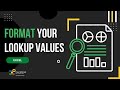 Format your Lookup Values Automatically