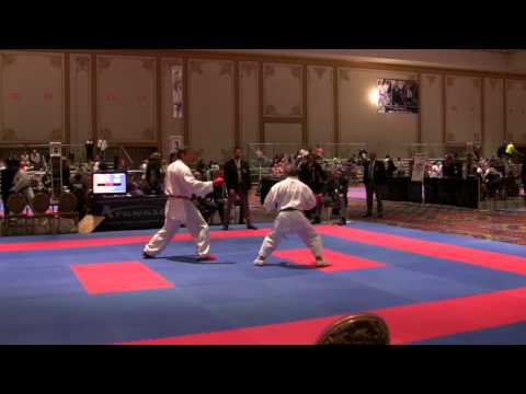 2014 US Open Karate Finals Fred Erickson vs. Ron M...