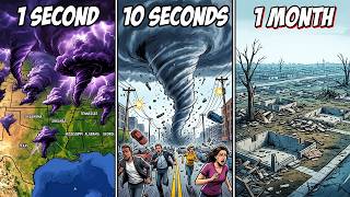 What If the Largest Tornado Outbreak in History Hit America (1 Second → 1 Month Later)