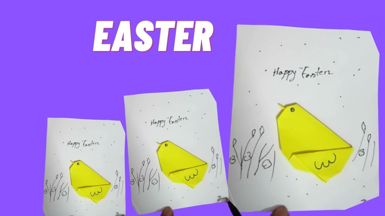 1Easy Ideas For Paper Chicken | Easter Chick Craft