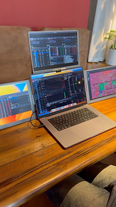 Fopo Triple Extender - portable triple monitor #trading laptop