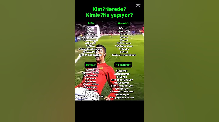 kim? nerede? Kimle? Ne yapiyor?