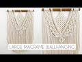 INTERMEDIATE MACRAME WALLHANGING TUTORIAL | DIY LARGE MACRAME WALLHANGING