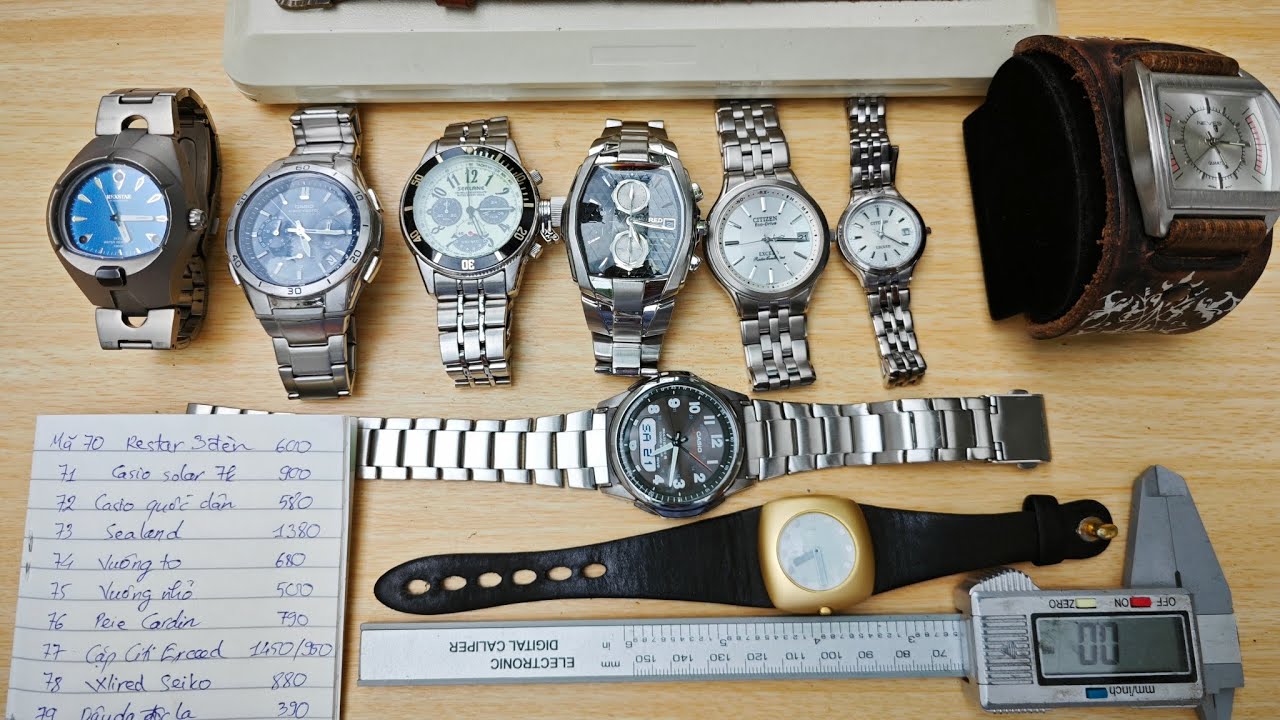 Zallo 0788 030379:lô mới về rất nhiều hàng độc lạ:Rexstar-Casio -Sealand-Wired-Pie cardin-dây da độc