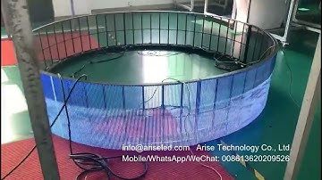 LED flexible transparent display,Full Color Flexible Transparent Led Display Screen Curve LED Displa
