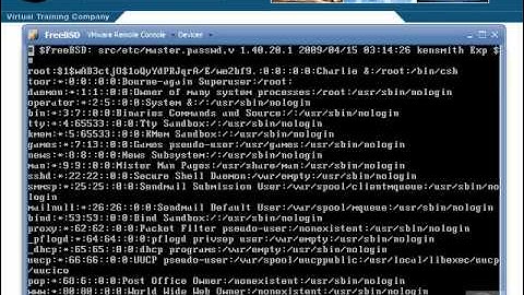 VTC Player   Unix System Administration Essentials, Configuring User Profiles