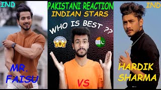 Pakistani Reaction On Indian Famous Tik Tok Star Mr.Faisu VS Hardik Sharma Latest Tik Tok Videos