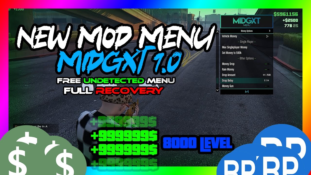 GTA V Online 1.50 PC Midgxt 1.0 NEW MOD MENU | Money Drops + Full Recovery | UNDETECTED +Tutorials
