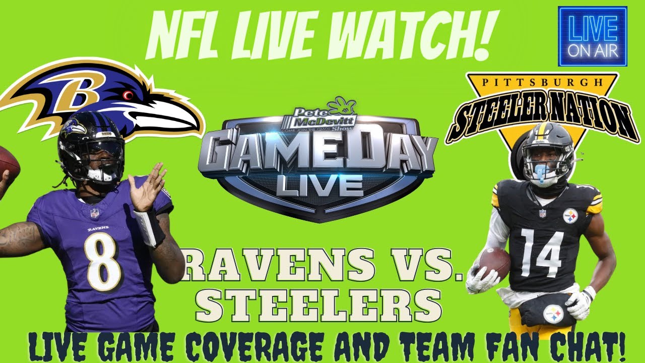Ravens vs Steelers🔴LIVE NFL Football (Baltimore vs Pittsburgh) Live