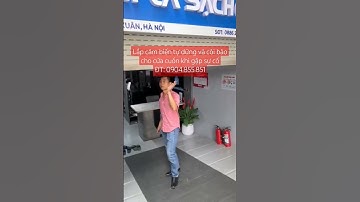 Lắp cảm biến tự dừng và còi báo động cho cửa cuốn khi gặp sự cố - 0904.855.851