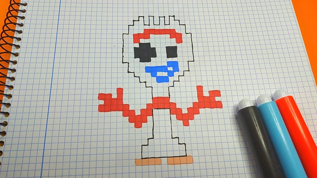 How to Draw FORKY from TOY STORY | Pixel Art Tutorial - thptnganamst.edu.vn