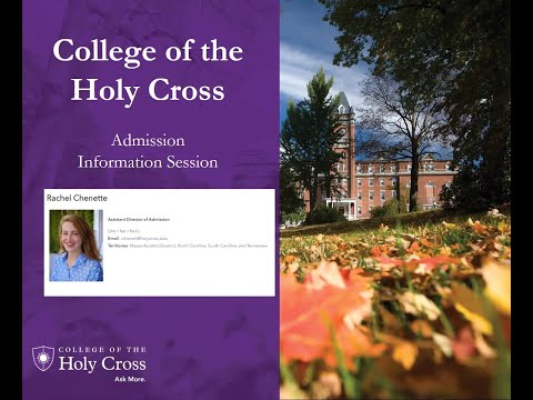 GPC - College of the Holy Cross Info Session