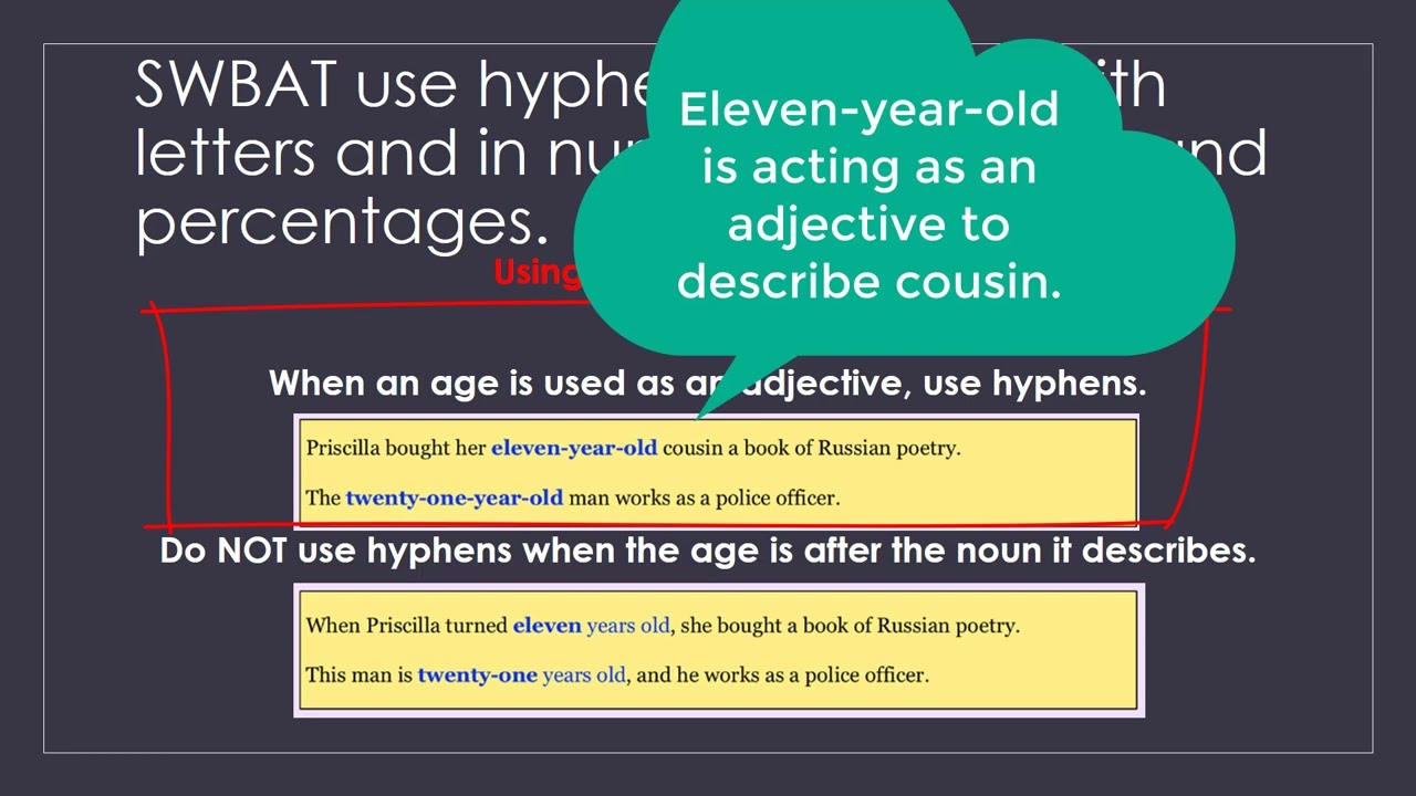 8 Unit3 Hyphens With Letters And Numbers YouTube 8 Unit3 Hyphens With Letters And Numbers YouTube