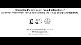 ACL 2022 Natural Language Supervision Workshop: When Can Models Learn From Explanations?
