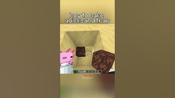 How to make quicksand trap 💀