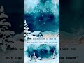 Winter Love Song💖💖💖