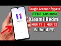 Redmi Note 9 | Note 9 Pro | Note 9s Google Account/ FRP Bypass || Android 10 Q (Without PC)