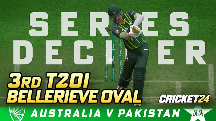 Australia v Pakistan - 3rd T20I - Series Decider! - Cricket 24 Gameplay