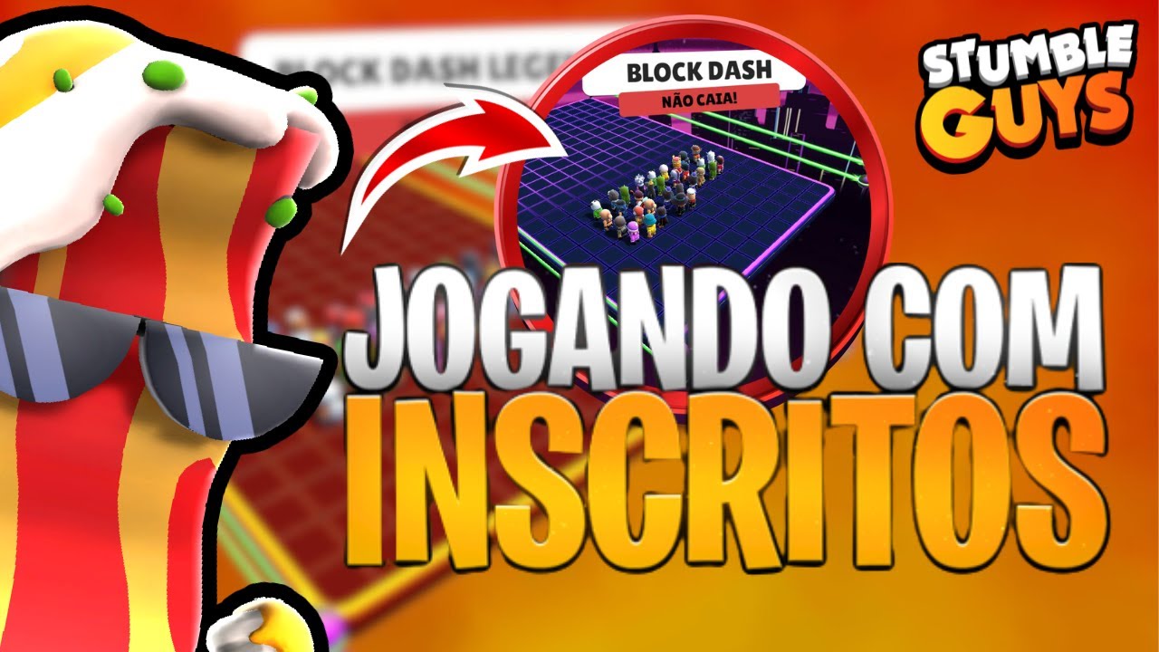 STUMBLE GUYS AO VIVO AGORA JOGANDO COM INSCRITOS ‹ Daniel Play TV › 