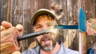 How To Make A Fatwood Ferro Rod For Fires In The Rain!