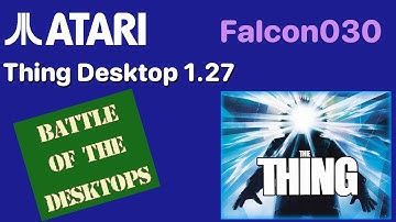 Thing desktop, installation, configuration and review under MiNT