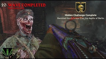 THE SHADOWED THRONE WAVE 20 SPAWN ROOM | SECRET CHALLENGE (WW2 Zombies)