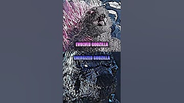 Evolved Godzilla vs Energized Godzilla #shorts #monsterverse #godzilla #battle #edit #1v1