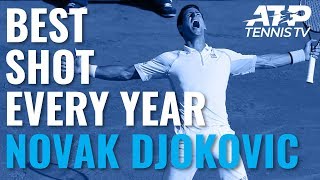 Novak Djokovic: Best ATP Shot Every Year