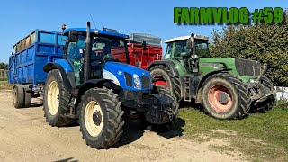 FARMVlog #59 - Siláže na Farmě Novák 🚜 a Kája v řezačce 😀