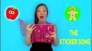 fun song for children the sticker song