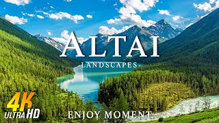 Altai 4K Scenic Relaxation Film - Peaceful Piano Music - Travel Nature - 4K Video Ultra HD