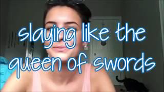 Lisa Cimorelli - Queen of Swords (short cover) by Idina Menzel [lyrics]