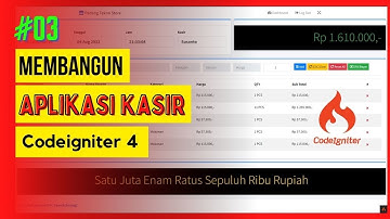 03 Aplikasi Penjualan Kasir Codeigniter 4 - Merancang Database