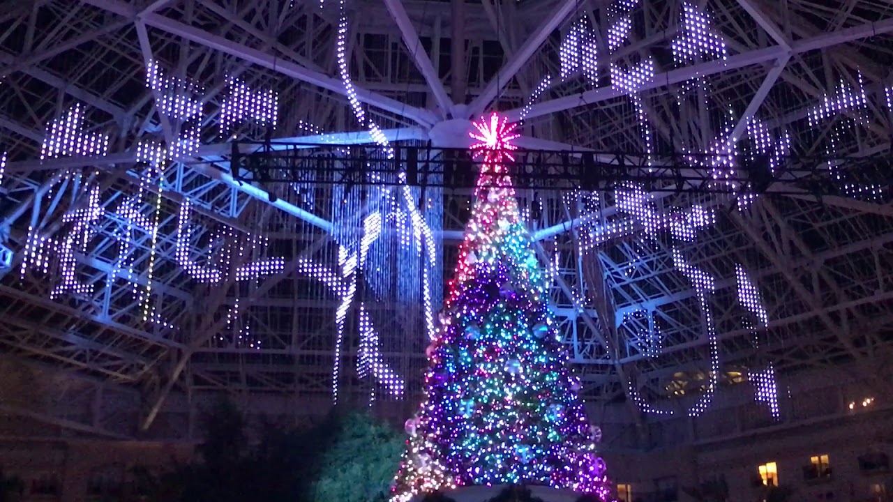 Gaylord palms resort and Convention Center, Christmas light show YouTube