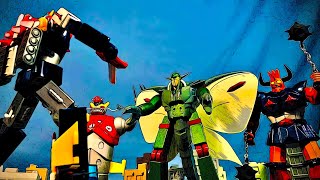 Voltes V Legacy Fight Scenes (Dokugaga, Vaizanger, Namazuka) | Stop Motion | LJPL Animation