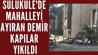 Sulukule'de mahalleyi ayıran demir kapılar yıkıldı | Haberler 12 Ağustos Resimi