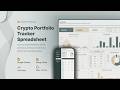 Crypto Portfolio Tracker Spreadsheet Tutorial | Monitor Everything in One Place