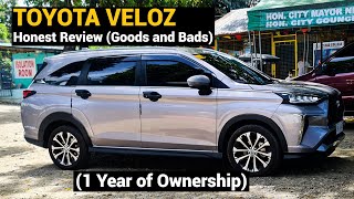 Toyota Veloz - Honest Review (Goods and Bads - 1 Year of Ownership)