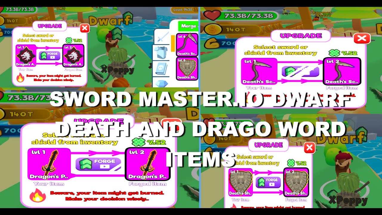 DWARF DEATH , DRAGON WORLD ITEMS | CAN I GOT LVL7