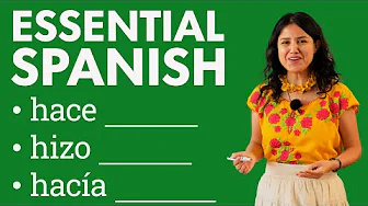 “Hace _____” or “es ______”? Spanish Adjectives & Verbs that go together