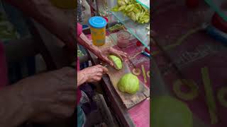 Bangladeshi Street Food Dhaka - SPECIAL Tasty Masala Guava (Pyara) | Bengali Street Food #shorts screenshot 1