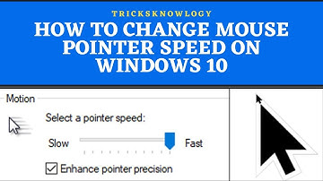 How to Change Mouse Pointer Speed on Windows 10 | Computer Tips