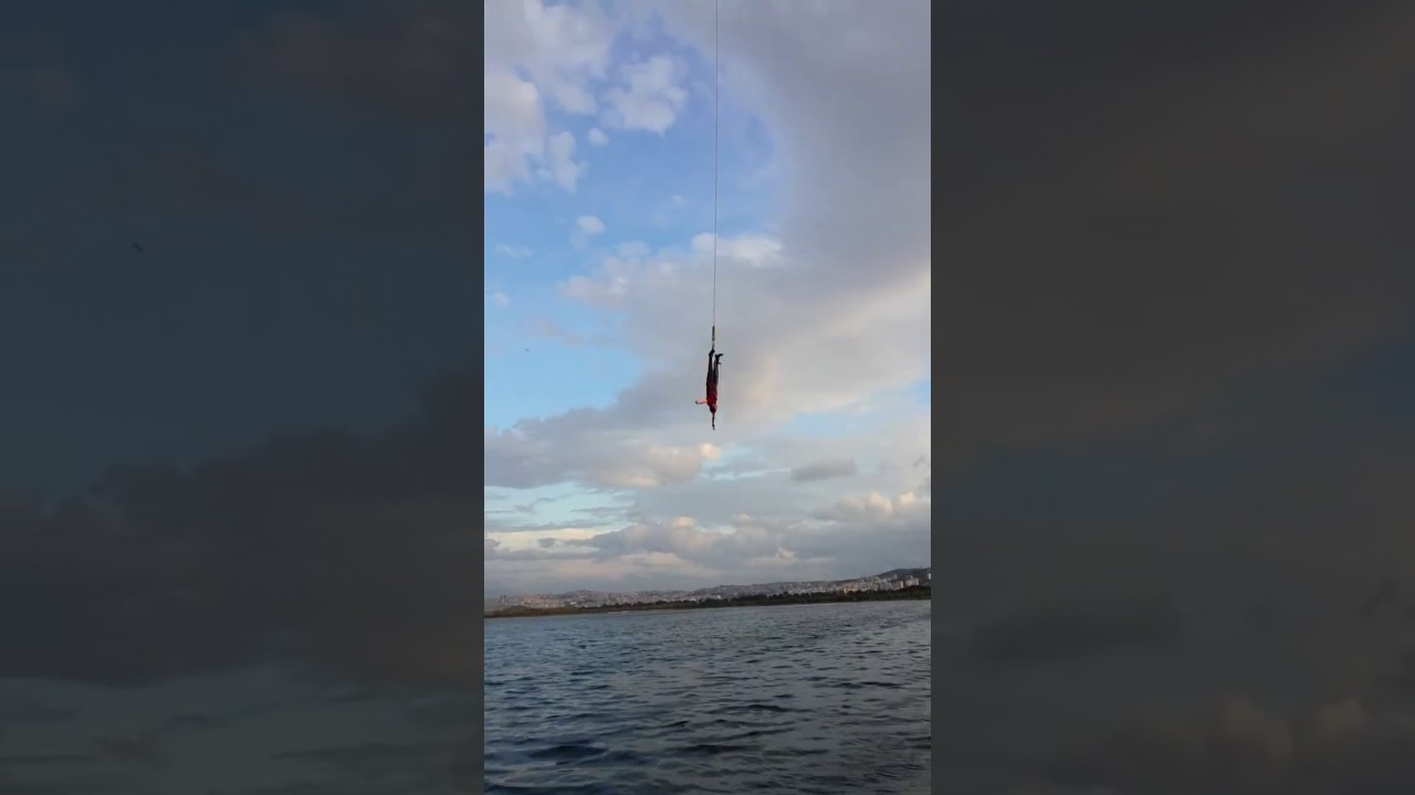 izmir bungee jumping 57 metre atlayis youtube