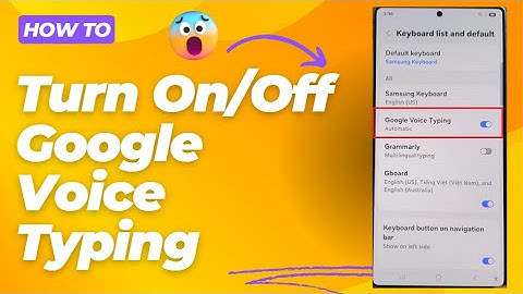 🎤 How to Turn On/Off Google Voice Typing on Galaxy S25/S25+/Ultra 📱