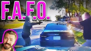Road Rager Pistol Whips Cop, Then Gets DROPPED!