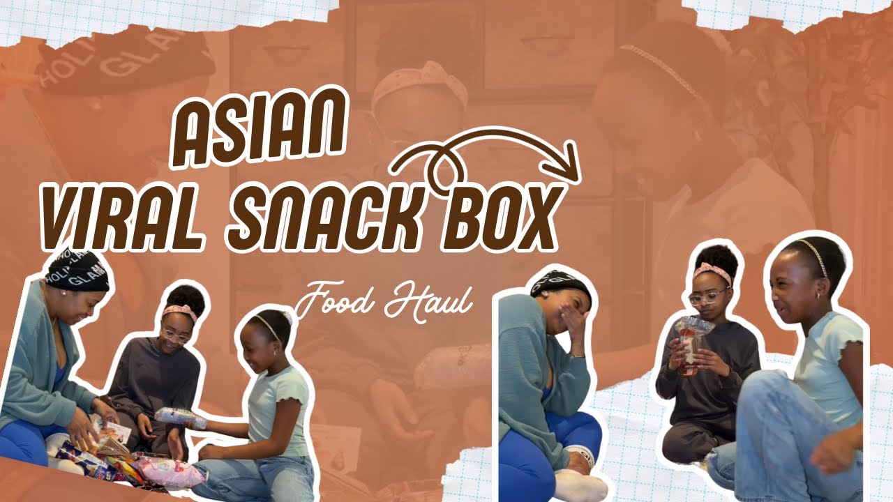 Viral Asian Snack Box Haul 