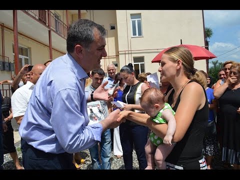 სოფელ ახალსოფელში 42 დევნილი ოჯახი საცხოვრებელი ფართის მფლობელი გახდა